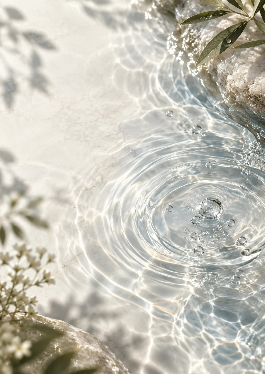 Riflessi d’acqua e foglie: l’ispirazione naturale della linea SENACTIVE